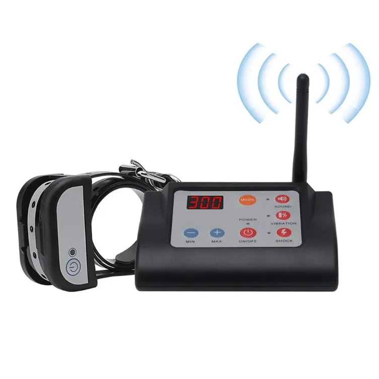 2 In 1 Wireless Electric Fence For Dog 4 Working Modes Training Dog Fence Invisible Rechargeable