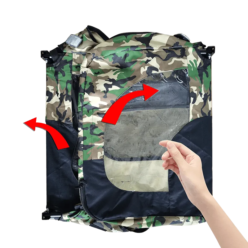 23" Camouflage Foldable Dog Pet Bicycle Stroller