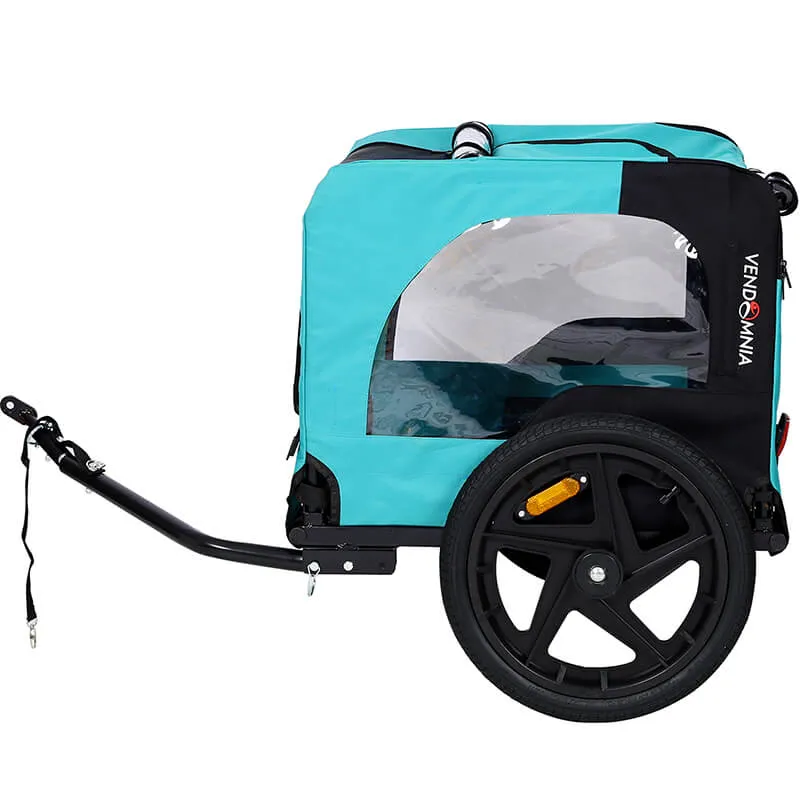 23" Light Green Foldable Dog Pet Bicycle Stroller