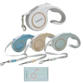 3M 5M Dog Retractable Traction Automatic Rope Dog Leash Harness Belt Small Medium Dogs