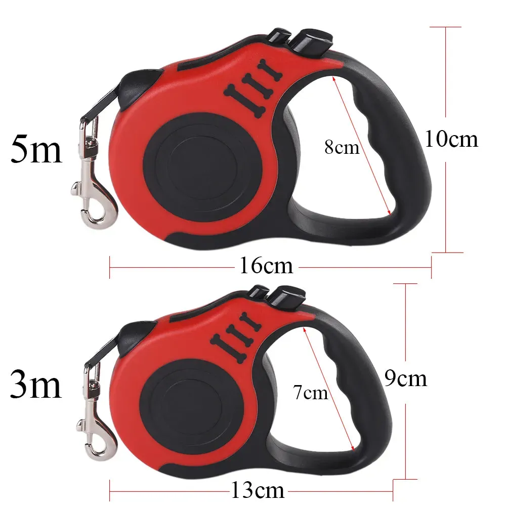 3M/5M Retractable Dog Leash for Small Dogs & Cats
