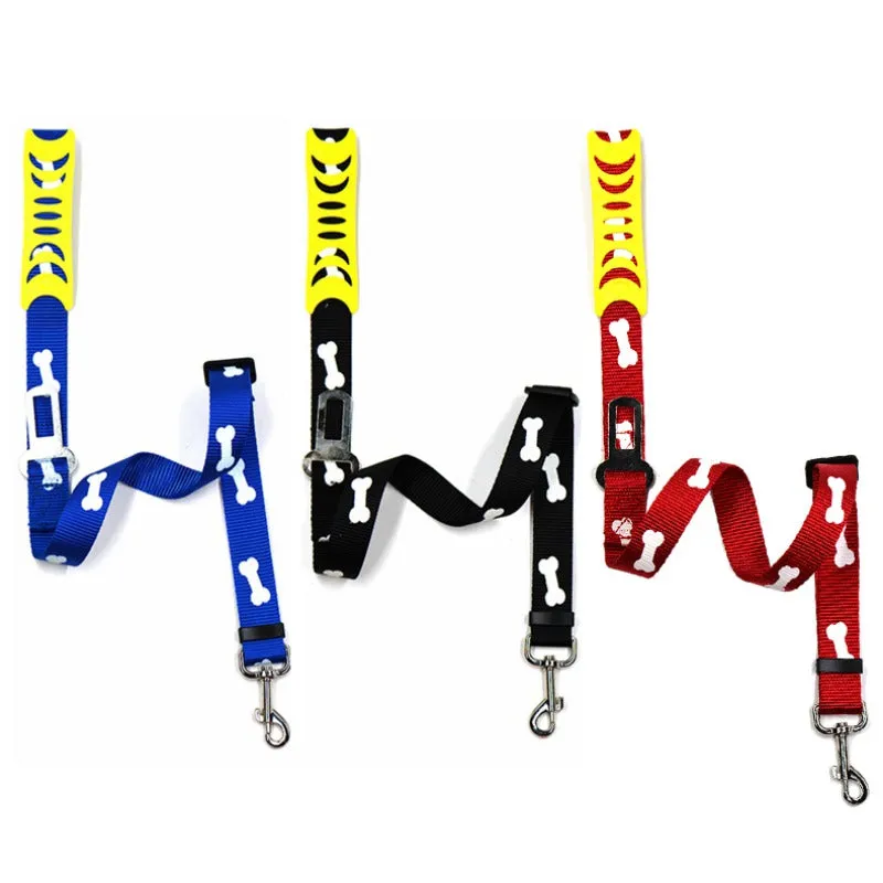Adjustable Lead Leash Vehicle Seat Belt