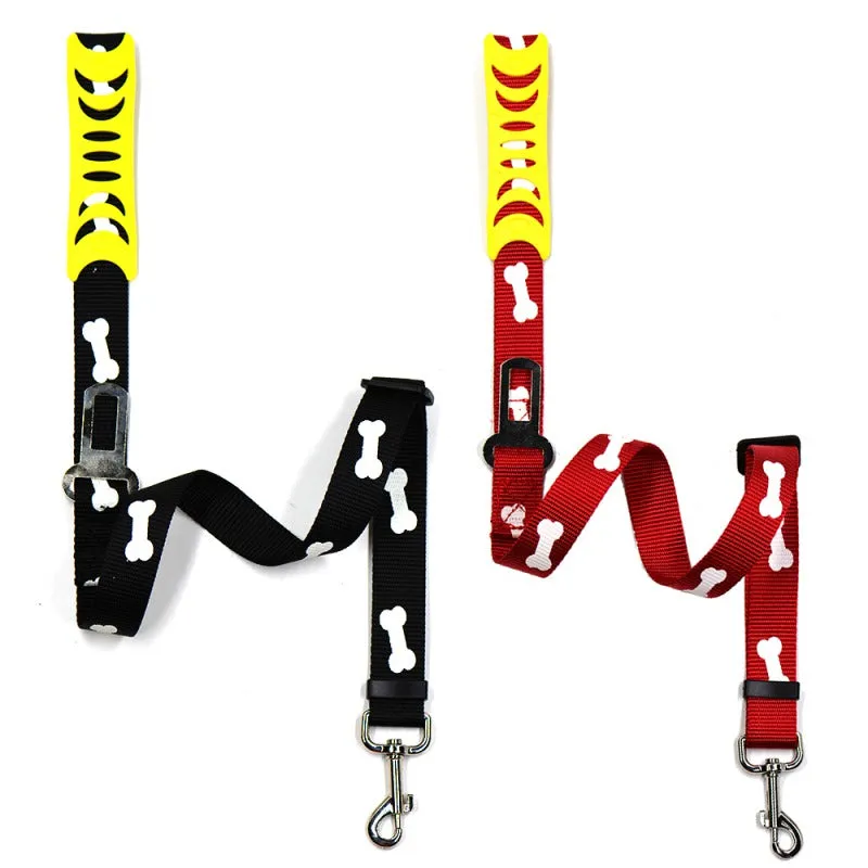 Adjustable Lead Leash Vehicle Seat Belt