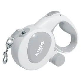 Aiitle Retractable Dog Leash with LED Flashlight White