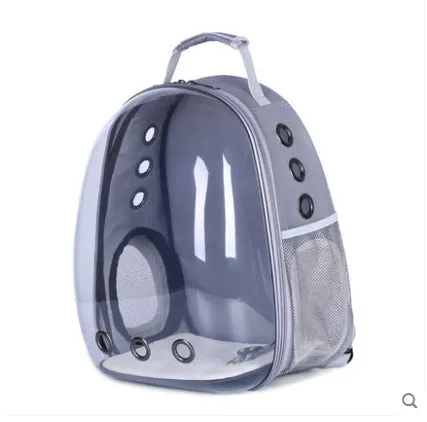 Backpack Convenient   for Going out Transparent Space Capsule Super Breathable Pet