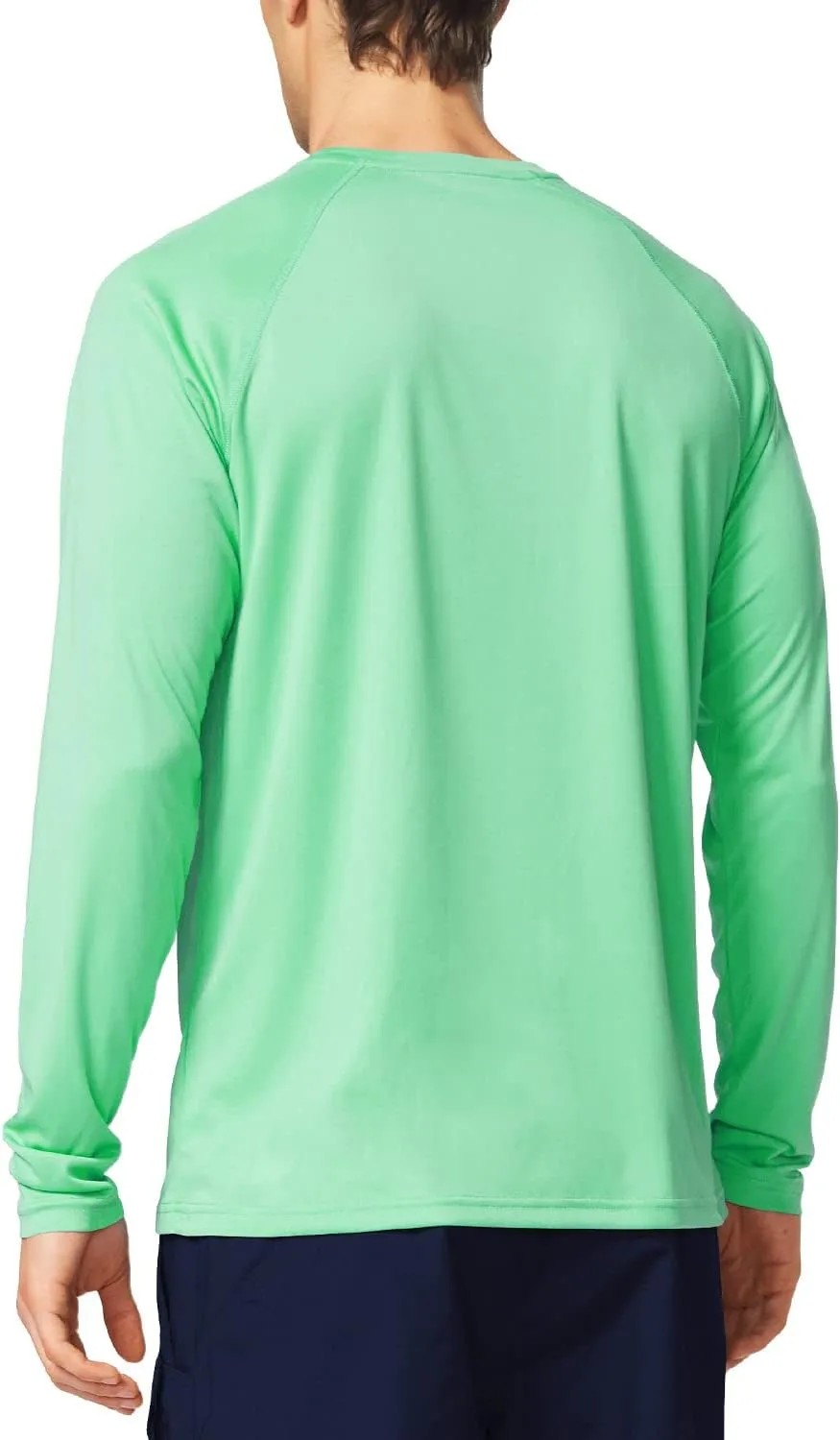 baleaf Men's Sun Protection Shirts UV SPF UPF 50  Long Sleeve Rash Guard Fishing Running Quick Dry Lightweight