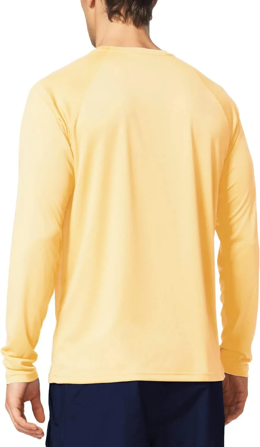 baleaf Men's Sun Protection Shirts UV SPF UPF 50  Long Sleeve Rash Guard Fishing Running Quick Dry Lightweight