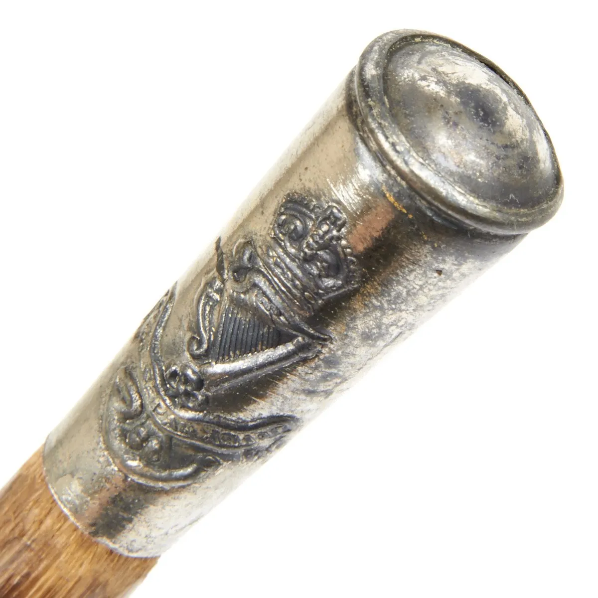 British WWI Officer Regimental Swagger Stick- The Royal Irish Rifles