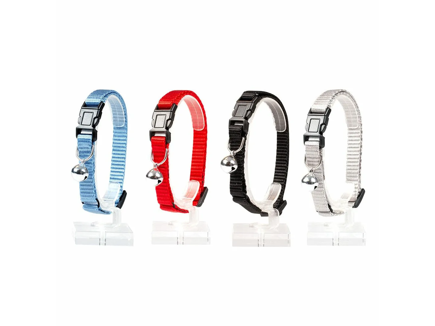 CAT COLLAR UNI 1 NYLON 20-30cm / 10mm mixed colors