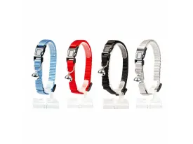 CAT COLLAR UNI 1 NYLON 20-30cm / 10mm mixed colors
