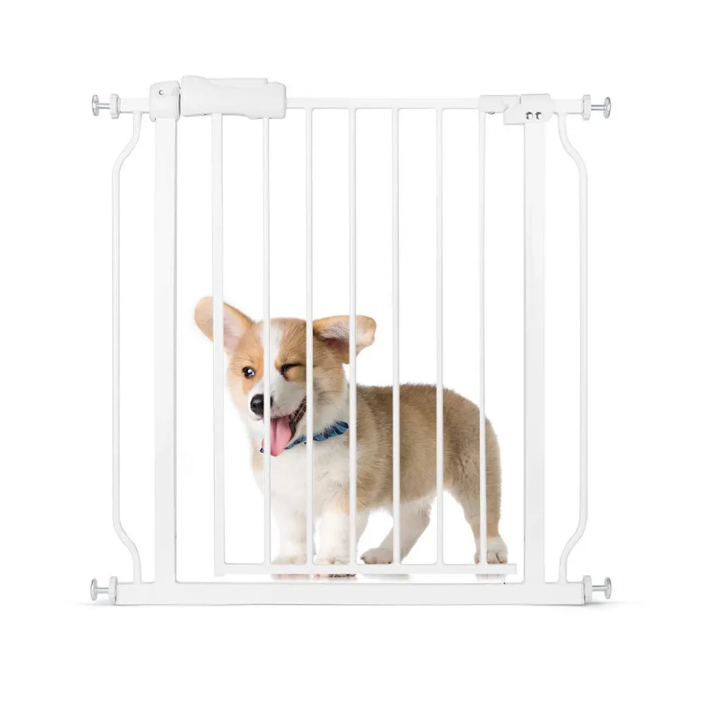 Dog Gate - Adjustable Metal Pet Fence - Safety