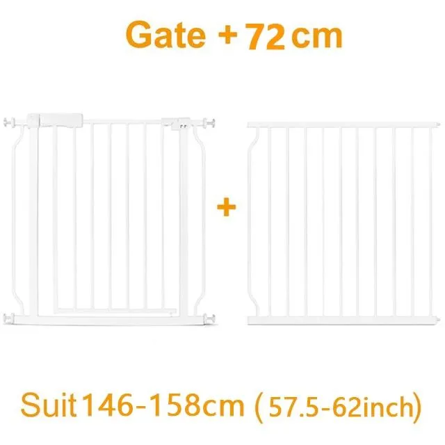 Dog Gate - Adjustable Metal Pet Fence - Safety