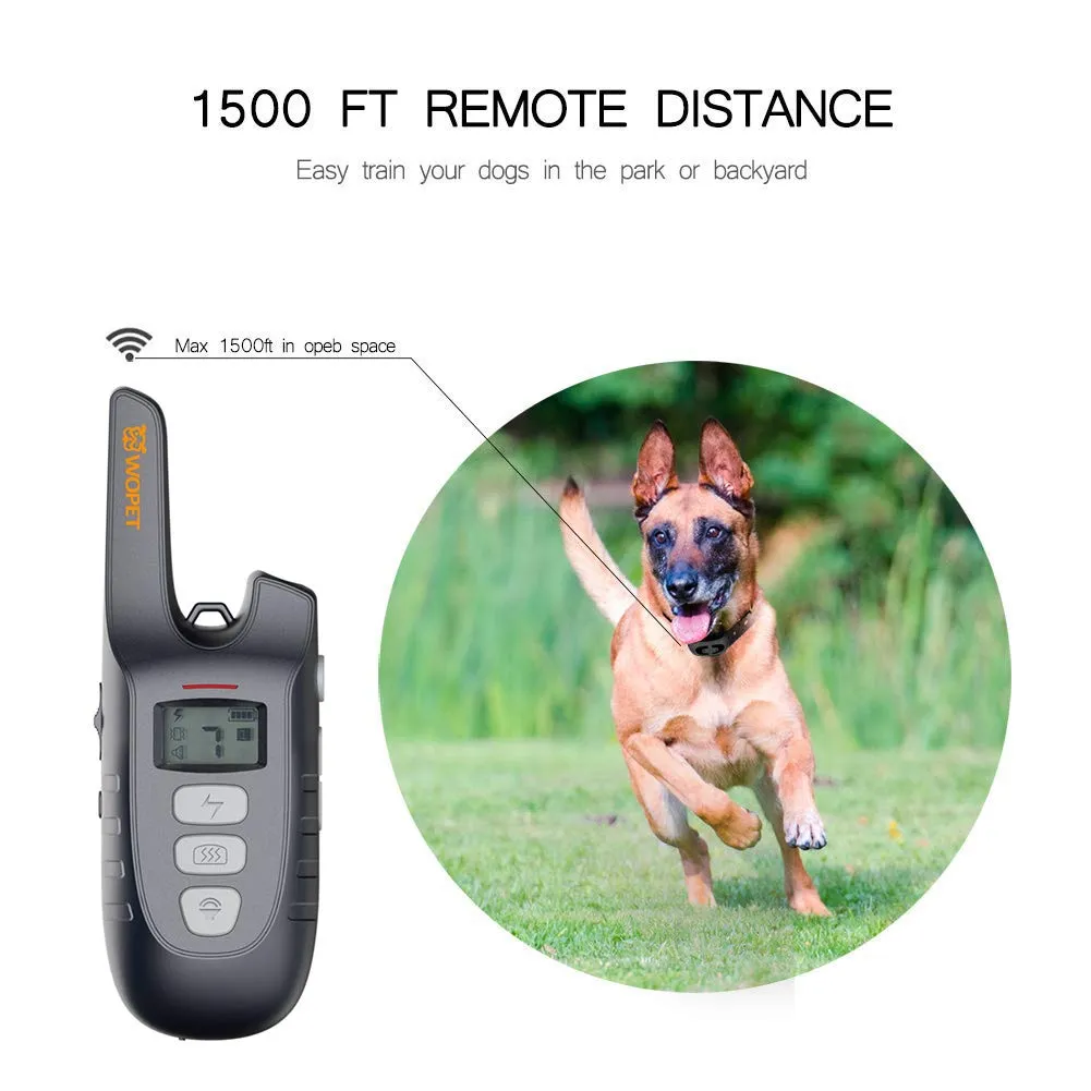 Dog training Collar Anti Barking Remote - Rechargeable & Waterproof