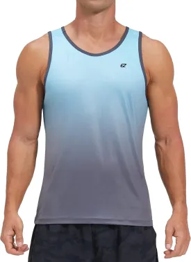 EZRUN Men's Tank Tops Quick Dry Workout Swim Beach Shirts Sleeveless Shirts for Bodybuilding Gym Fitness Training