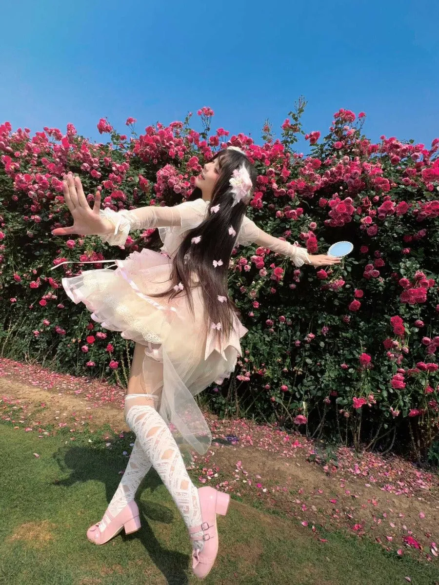 Flora Prayer Lolita Ballet Style Halter Neck Dress