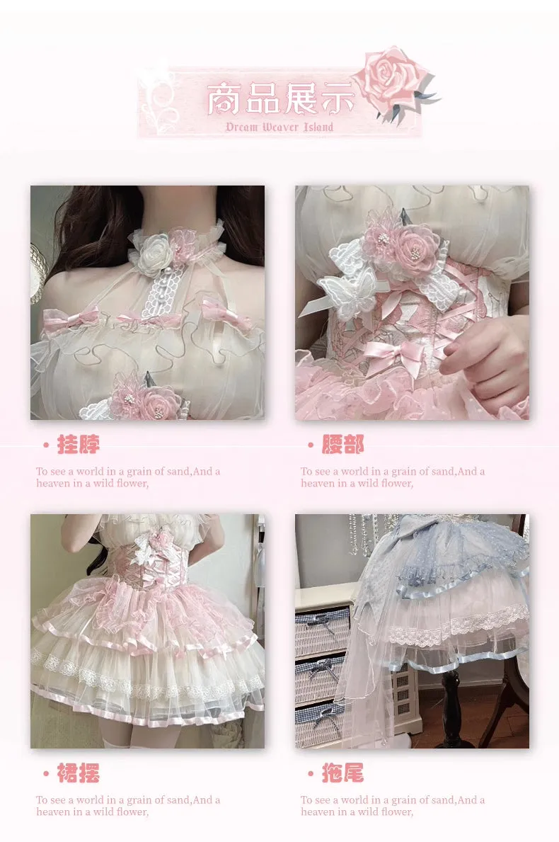 Flora Prayer Lolita Ballet Style Halter Neck Dress