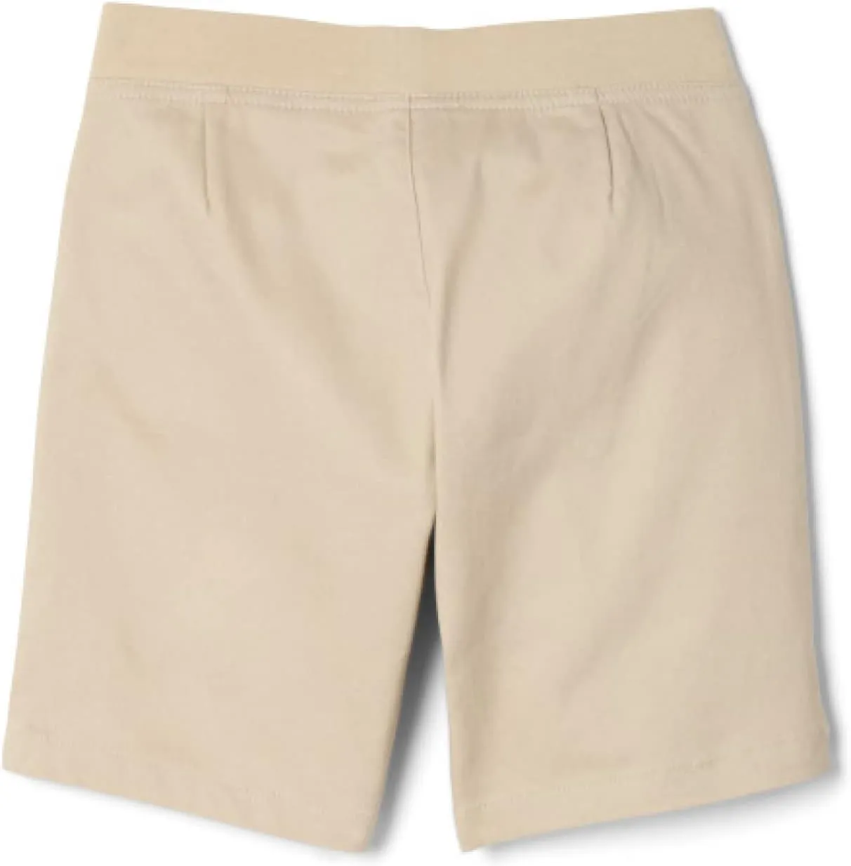 French Toast Girls' Big Pull-On Cotton Twill Shorts with Pockets