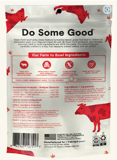 Grain-Free Grass-Fed Beef Jerky Strips