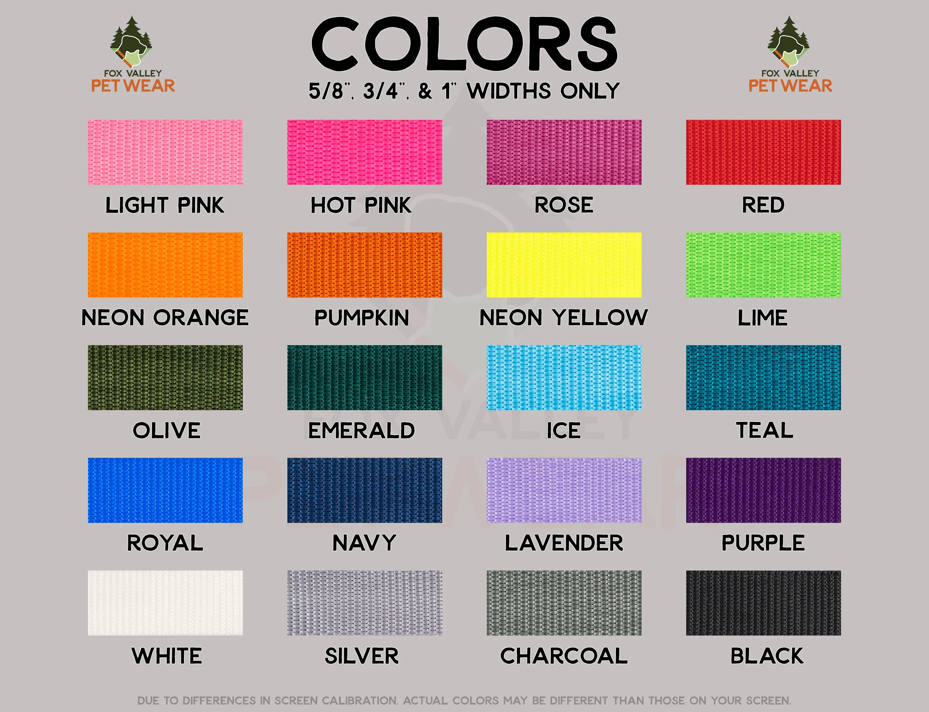Harness to Collar Safety Clip - Solid colors