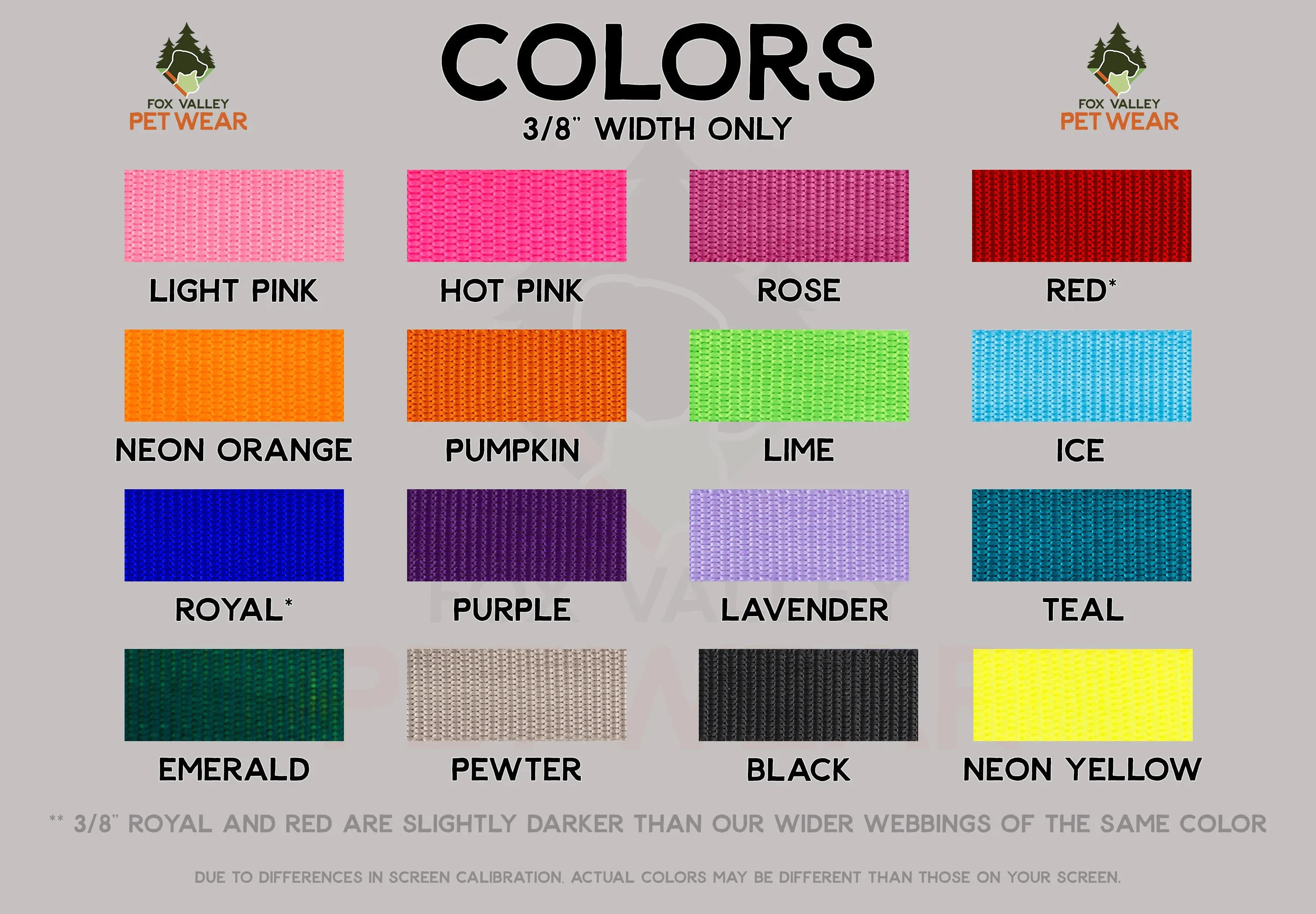 Harness to Collar Safety Clip - Solid colors