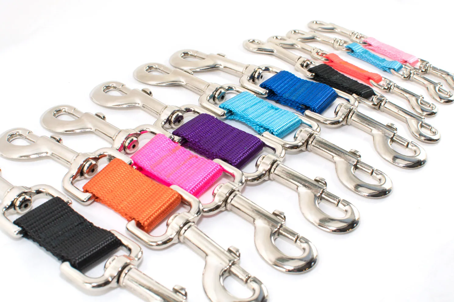 Harness to Collar Safety Clip - Solid colors