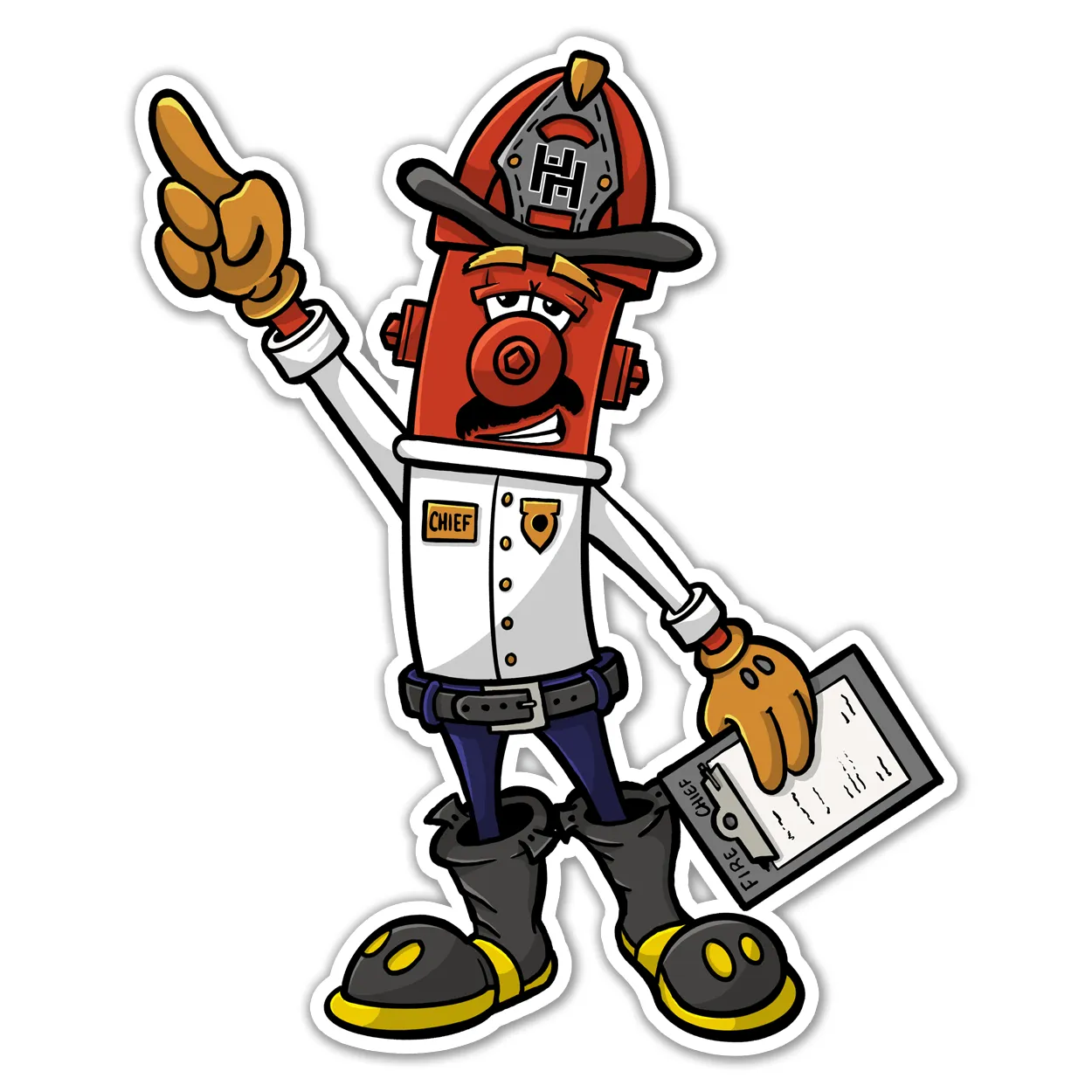 In Command - 4" Sticker