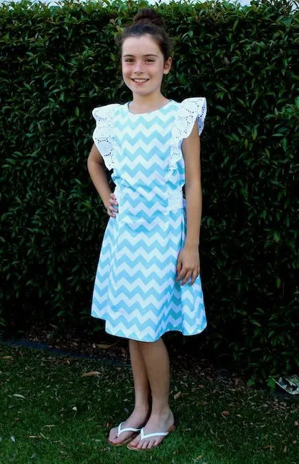 Little Miss Sweetie Pie Dress | Girls Sewing Pattern