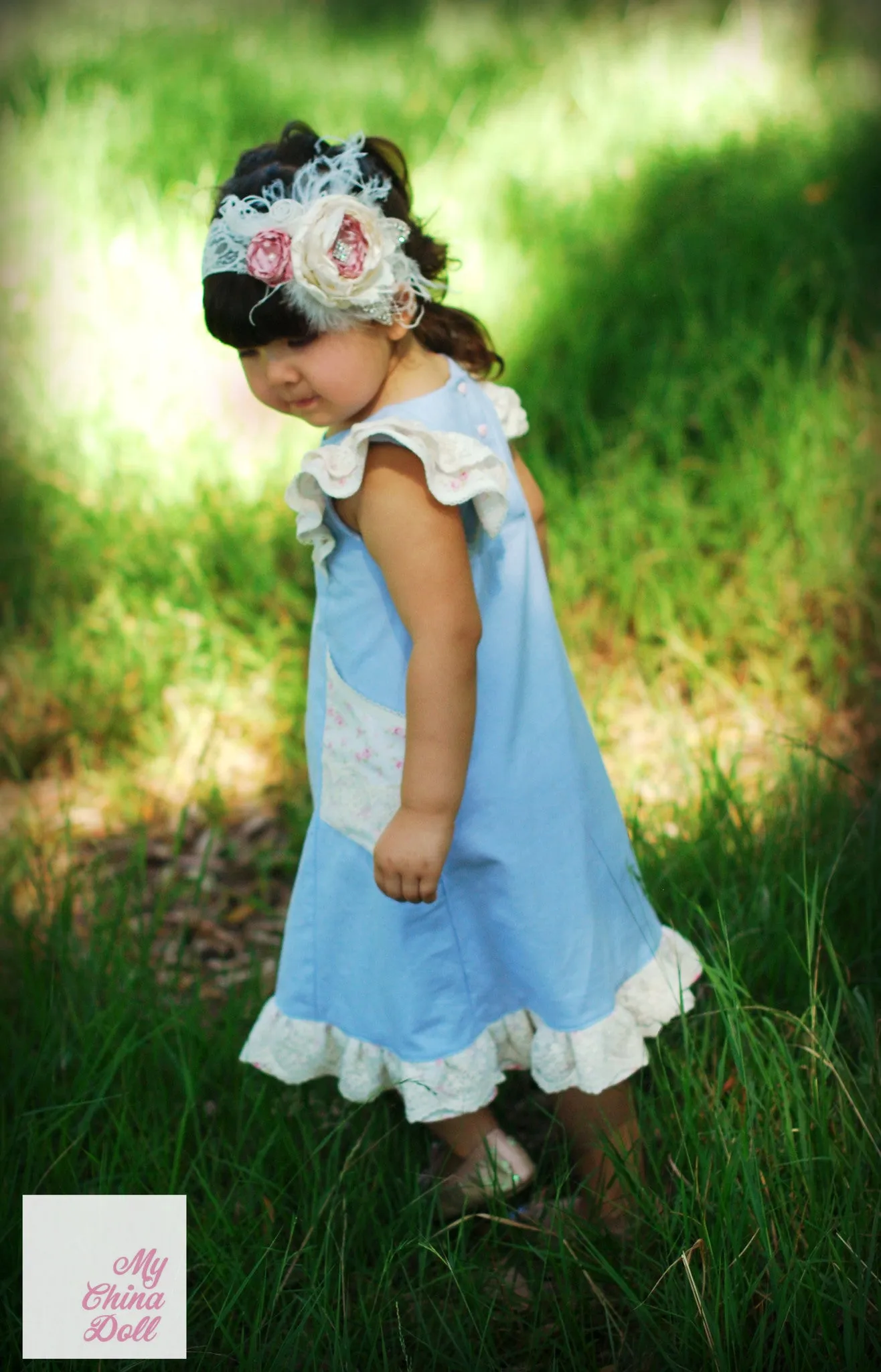 Little Miss Sweetie Pie Dress | Girls Sewing Pattern