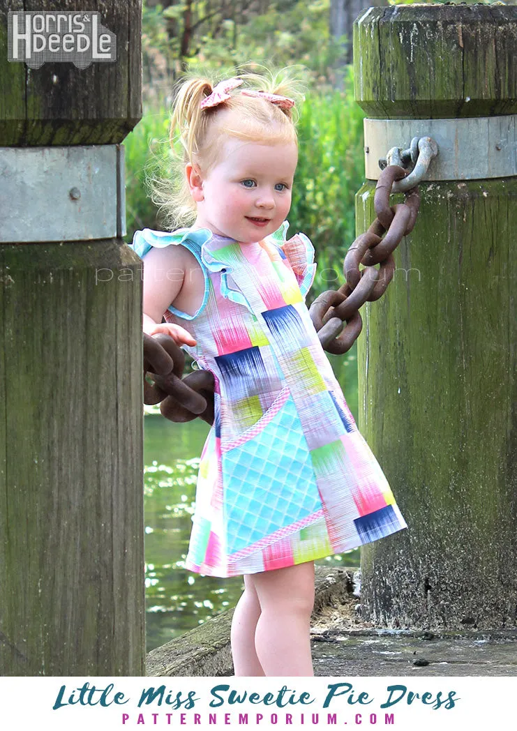 Little Miss Sweetie Pie Dress | Girls Sewing Pattern