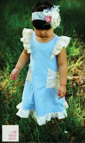 Little Miss Sweetie Pie Dress | Girls Sewing Pattern