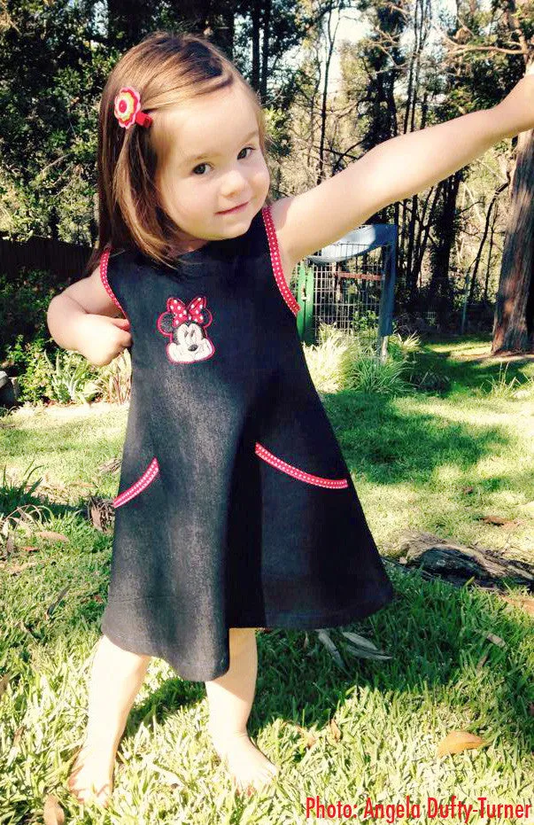 Little Miss Sweetie Pie Dress | Girls Sewing Pattern