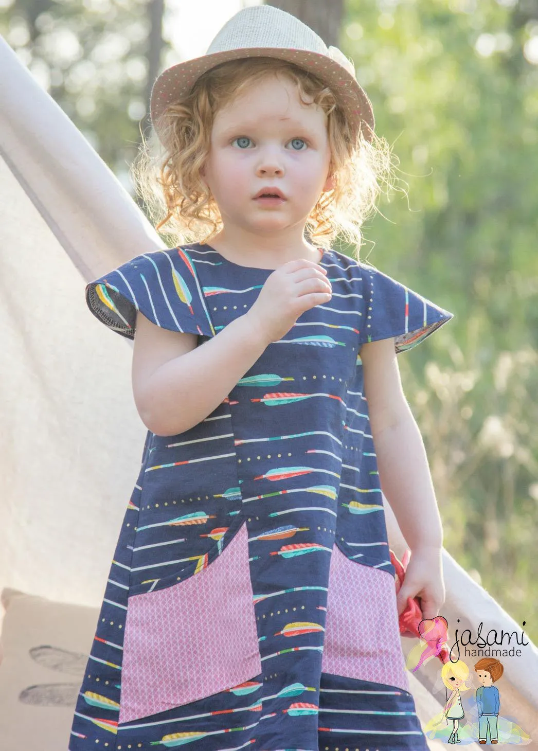 Little Miss Sweetie Pie Dress | Girls Sewing Pattern