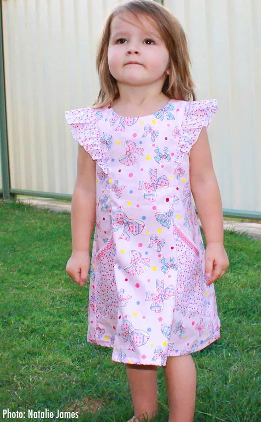 Little Miss Sweetie Pie Dress | Girls Sewing Pattern