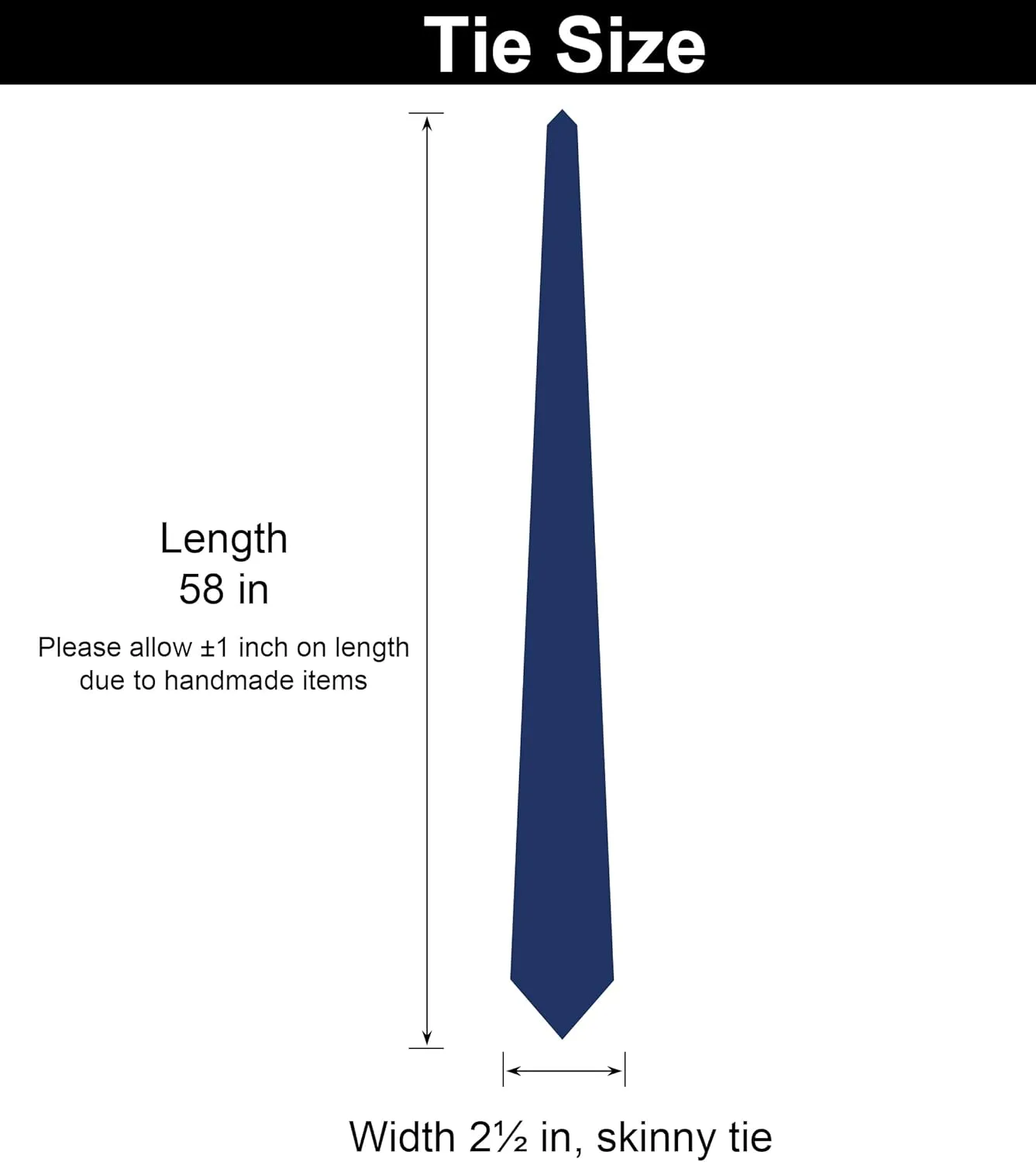 Men's Skinny Ties, Cotton Linen Blend 2.5 inch Solid Neckties