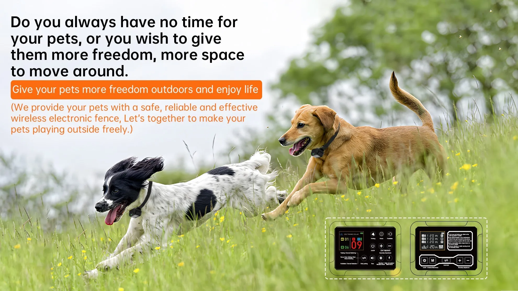 Multi-Purpose Wireless Dog Fence and Training System