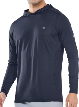 NORTHYARD Men's Sun Protection Hoodie Shirts Long Sleeve UPF 50  Rash Guard Swim Fishing Lightweight SPF UV Shirt with Hood