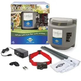 PetSafe Wireless Dog and Cat Containment System – Above Ground Electric Pet Fence – from the Parent Company of INVISIBLE FENCE Brand