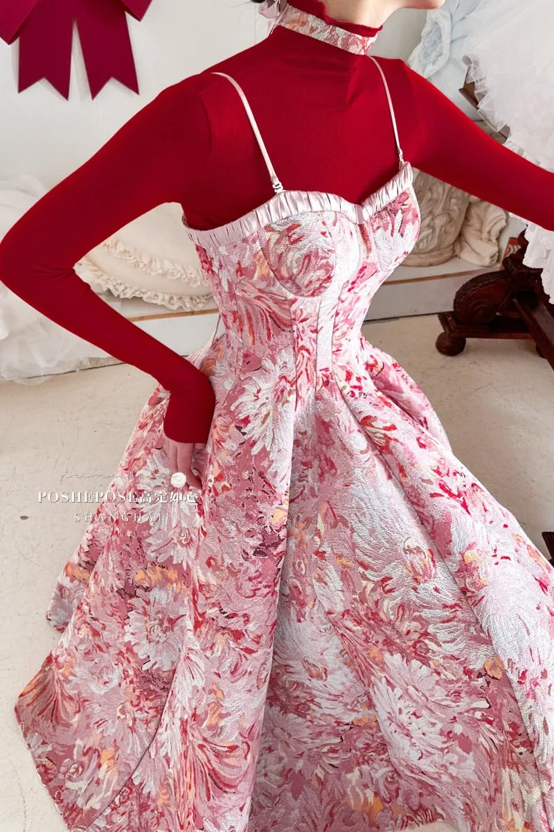 POSHEPOSE [Matisse’s Love Letter·New Year’s Jersey] Dress