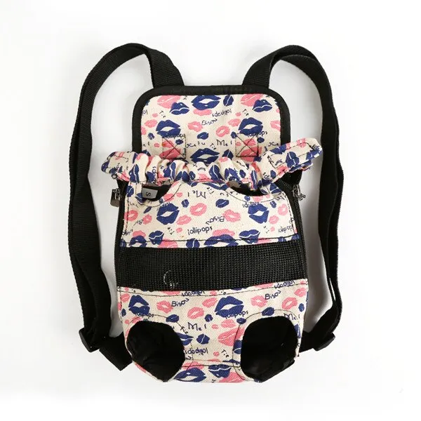 Sidiou Group Fashion Travel Dog Backpack Breathable Pet Shoulder Bag Pet Oxford Cloth Dog Travel Bag