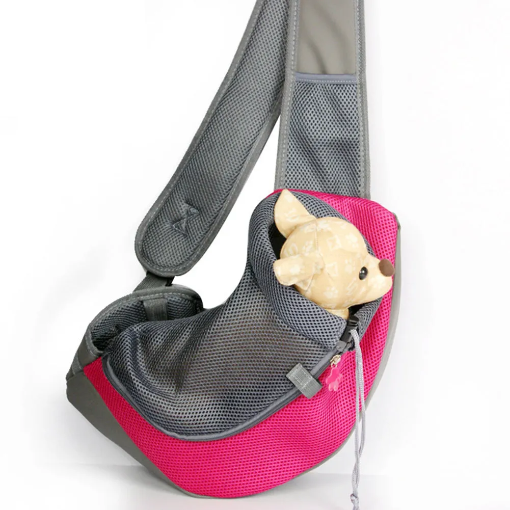Sidiou Group Pet Carrier Bag Puppy Sling Front Carrier Comfort Travel Backpack Shoulder Pet Bag