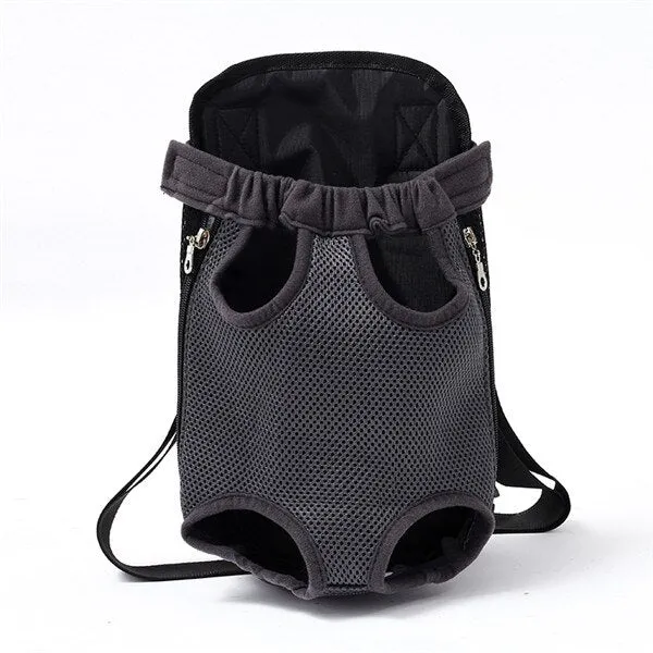 Sidiou Group Pet Carrier Dog Front Chest Backpack Five Holes Backpack Dog Outdoor Carrier Tote Bag