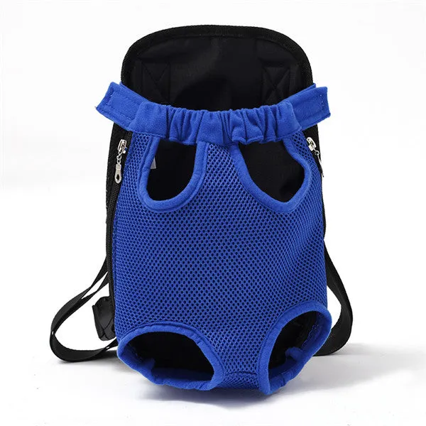 Sidiou Group Pet Carrier Dog Front Chest Backpack Five Holes Backpack Dog Outdoor Carrier Tote Bag