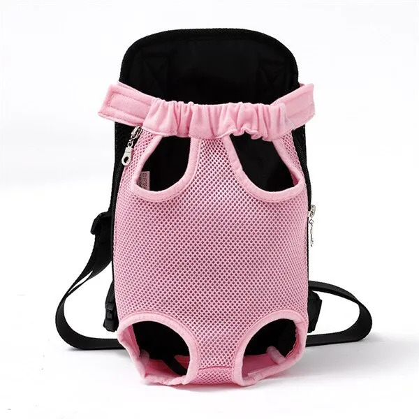 Sidiou Group Pet Carrier Dog Front Chest Backpack Five Holes Backpack Dog Outdoor Carrier Tote Bag