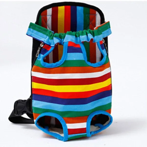 Sidiou Group Pet Carrier Dog Front Chest Backpack Five Holes Backpack Dog Outdoor Carrier Tote Bag
