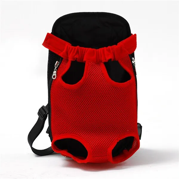 Sidiou Group Pet Carrier Dog Front Chest Backpack Five Holes Backpack Dog Outdoor Carrier Tote Bag
