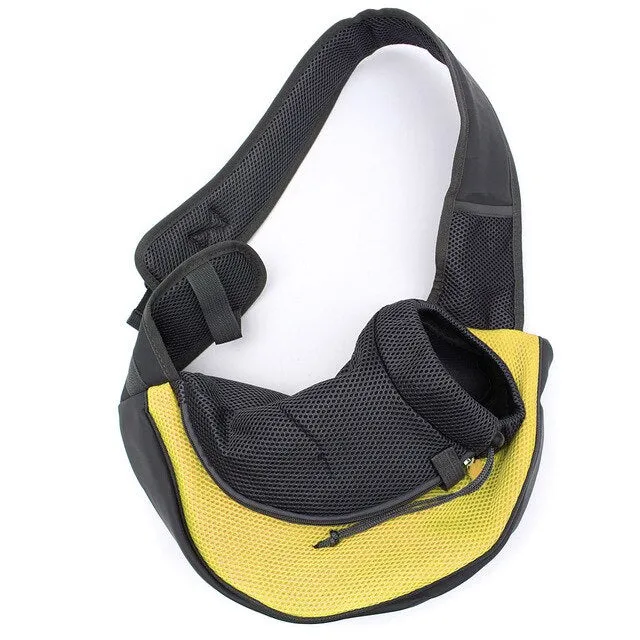Sidiou Group Pet Dog Cat  Carrier Mesh Sling Backpack Travel Tote Shoulder Bag Carrier Backpack