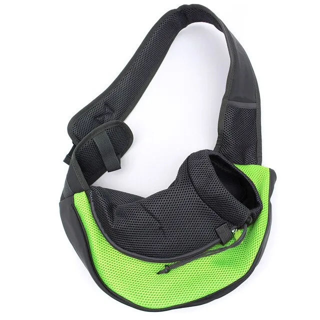 Sidiou Group Pet Dog Cat  Carrier Mesh Sling Backpack Travel Tote Shoulder Bag Carrier Backpack
