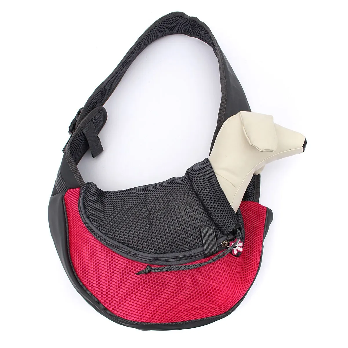 Sidiou Group Pet Dog Cat  Carrier Mesh Sling Backpack Travel Tote Shoulder Bag Carrier Backpack