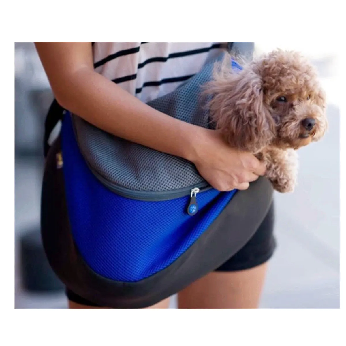 Sidiou Group Pet Dog Cat  Carrier Mesh Sling Backpack Travel Tote Shoulder Bag Carrier Backpack