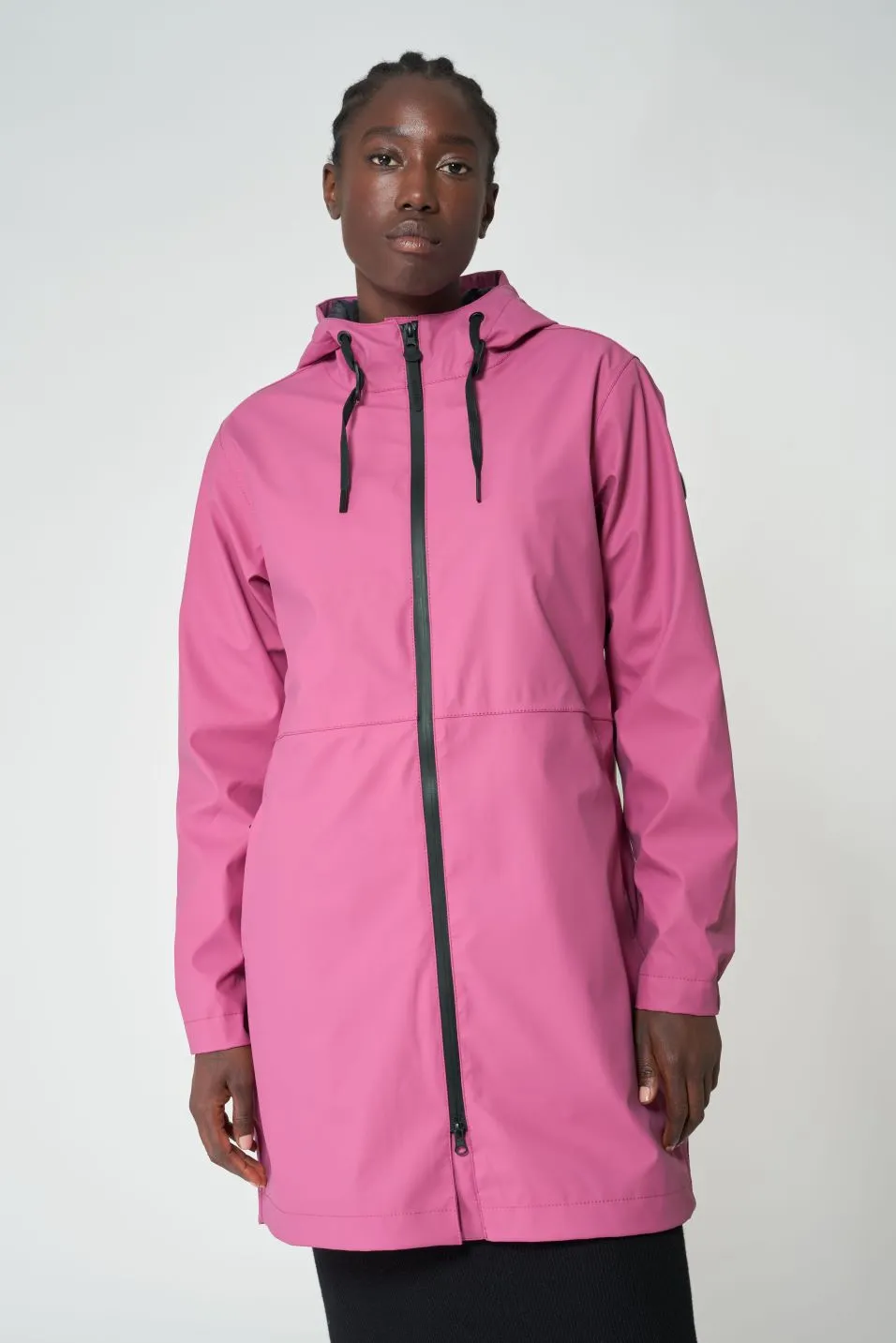 Tanta Vand Waterproof PU coat -Red Violet